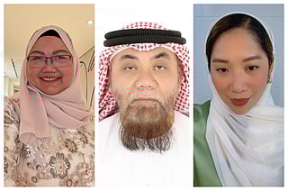 From left to right: Asiyah Vangie Monjardin, John Maquiran, and Pia Beverlyn Silveron