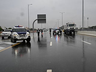 Police advise caution during rainy conditions in Abu Dhabi