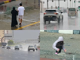 Photos: Heavy rain hits Abu Dhabi, Dubai and Sharjah
