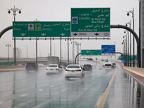 Dubai Police urge drivers to exercise caution during rainfall