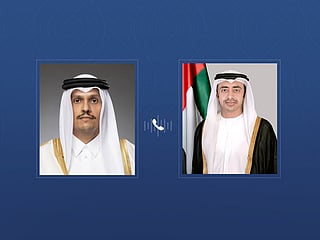 Sheikh Abdullah offers condolences to Qatari PM & FM