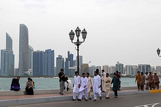 Abu dhabi skyline