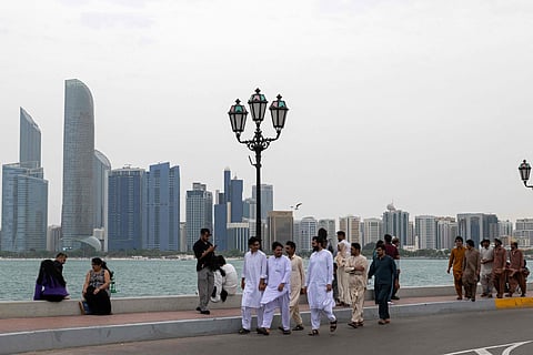 Abu dhabi skyline