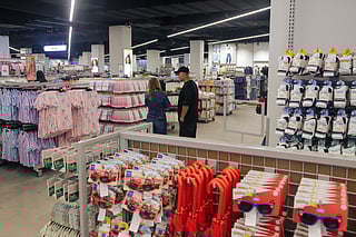 A sneakpeek at the Primark store at Dubai mall set to open this Thursday. Photo: Virendra Saklani/Gulf News