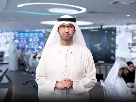 Dr. Sultan bin Ahmed Al Jaber, Minister of Industry and Advanced Technology, Managing Director and Group CEO of the Abu Dhabi National Oil Company (ADNOC), Chairman of Masdar and Executive Chairman of XRG.