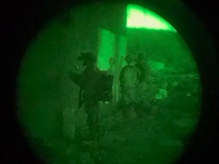 This screen grab from a handout video released by the Israeli army on March 23, 2026, shows what it says are military operations in southern Lebanon. 