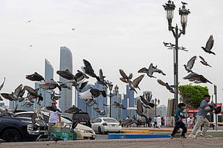 Abu dhabi skyline