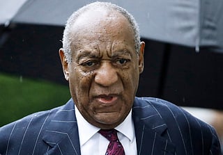 FILE - Bill Cosby arrives for a sentencing hearing following his sexual assault conviction at the Montgomery County Courthouse in Norristown Pa, on Sept. 25, 2018. (AP Photo/Matt Rourke, File)