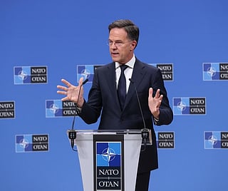 Mark Rutte, Secretary General of the North Atlantic Treaty Organisation (Nato), backed US actions against Iran, warning on Iran threat.