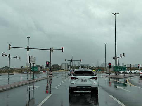 Wet weather in Dubai as dark clouds loom