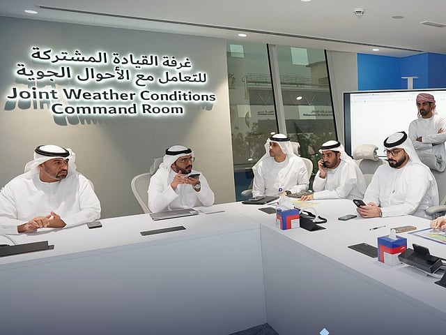 Integrated coordination keep Dubai moving safely as rainy conditions continue.