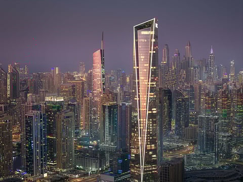 The Uptown Dubai skyline
