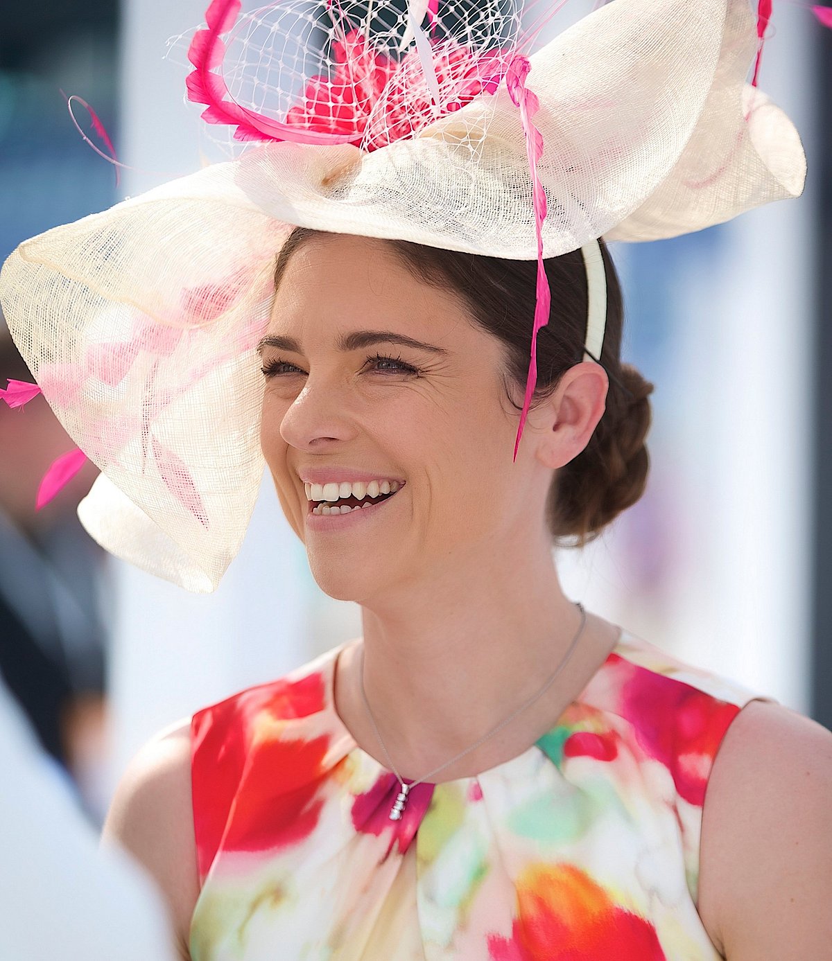 Dress to impress? A contestant at the Style Stakes contest at previous Dubai World Cup