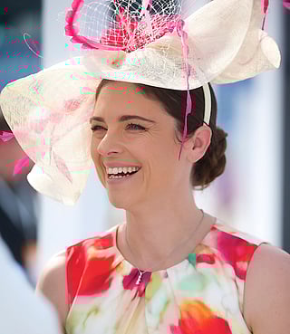 Dress to impress? A contestant at the Style Stakes contest at previous Dubai World Cup