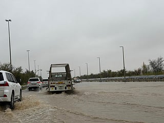 Cloudy weather with heavy of rain in Abu Dhab: Afra Al Nofeli /Gulf News