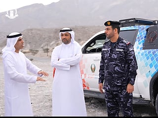 RAK authorities inspect dams amid rainy weather