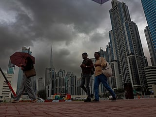 When it rained in Dubai