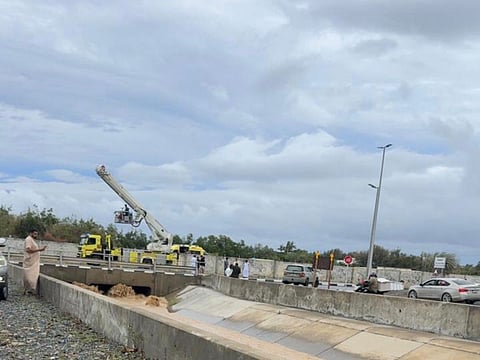 UAE rains: 15-year-old boy rescued after being swept away in Khor Fakkan valley stream