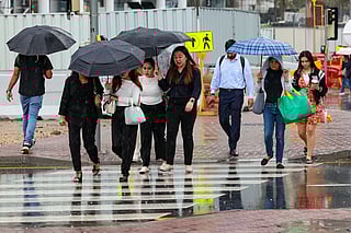 When it rained in Dubai