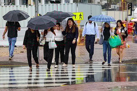 When it rained in Dubai
