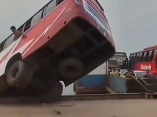 18 bodies retrieved after bus plunges into river in Bangladesh