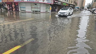 Waterlogging in Sharjah