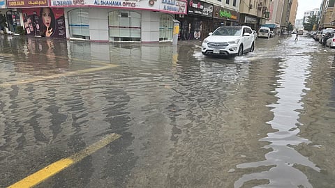 Waterlogging in Sharjah