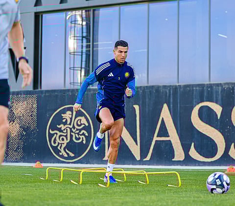 Cristiano Ronaldo resumes training in Saudi Arabia