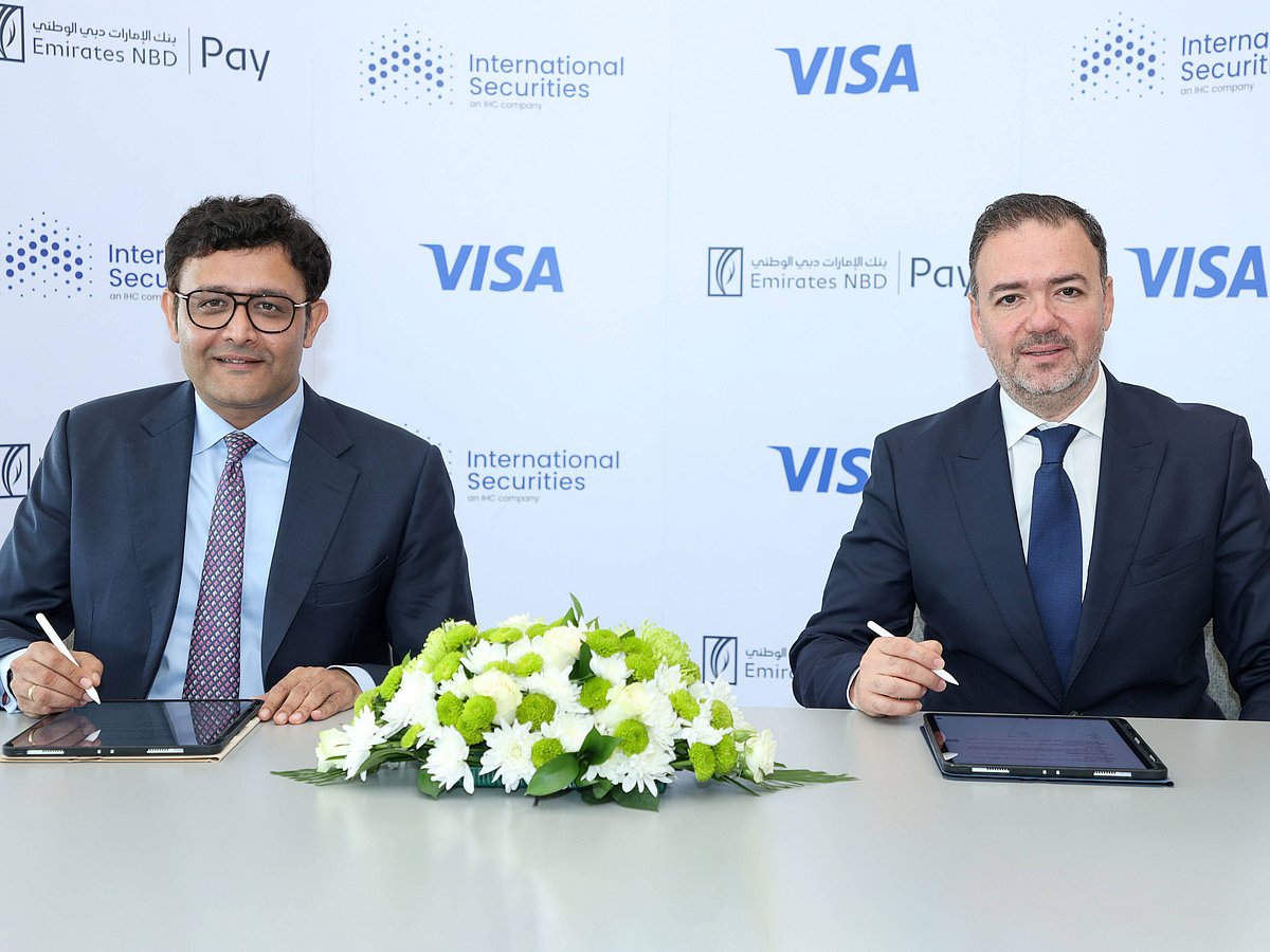The agreement was signed by Tejas Sampat, Group Head of Financial Institutions, Emirates NBD, and Ayman Hamed, CEO of International Securities.