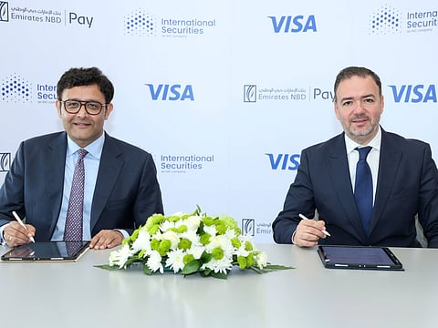 The agreement was signed by Tejas Sampat, Group Head of Financial Institutions, Emirates NBD, and Ayman Hamed, CEO of International Securities.