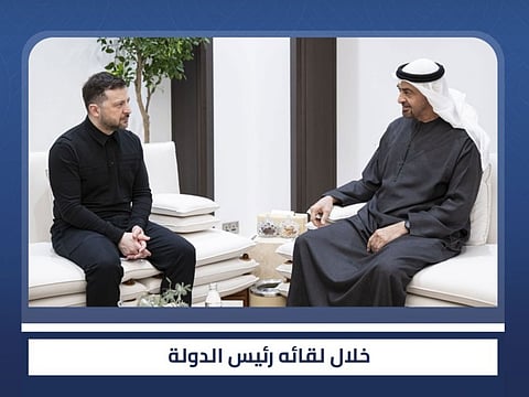 UAE and Ukrainian Presidents discuss cooperation and regional developments