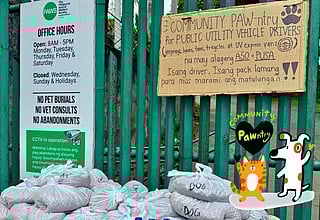 The Philippine Animal Welfare Society opens new community paw-ntry to help public utility vehicle drivers with dogs or cats