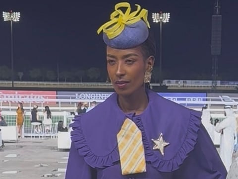 Sheila took home $15,000 prize with a look cobbled by her family