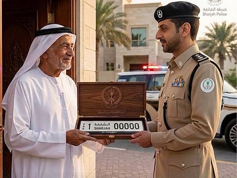Sharjah offers free replacement of lost vehicle number plates after rain