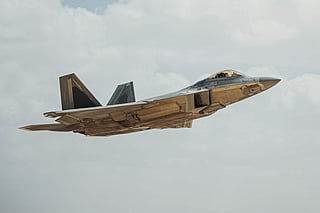 A US Air Force F-22 Raptor has taken off from a base in the Middle East as part of Operation Epic Fury. 