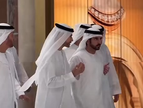 Sheikh Hamdan, Sheikh Maktoum visit Dubai Mall, reassuring public