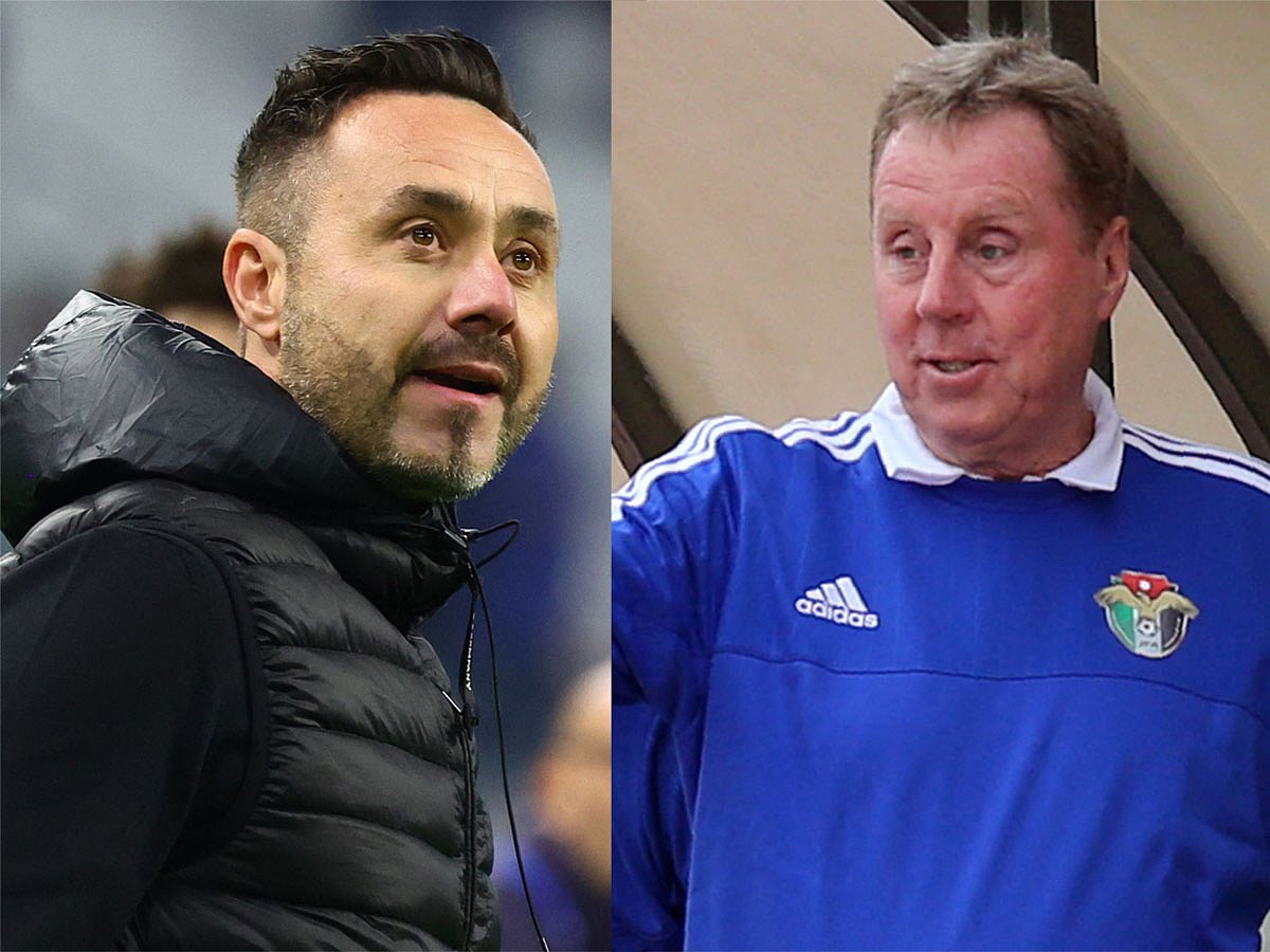 Roberto de Zerbi and Harry RedKnapp