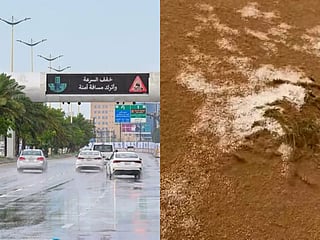 UAE weather forecast: Hail in Abu Dhabi, rain lashes Dubai and parts of the country as storm system moves through