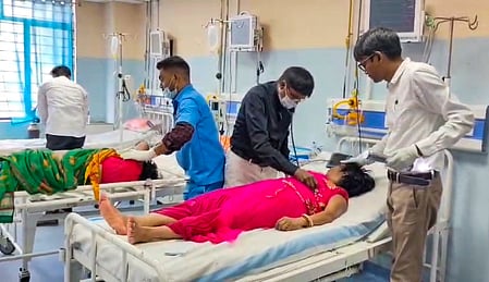 Officials say women began collapsing due to dehydration and suffocation amid high temperatures and overcrowding after taking a ritual dip