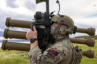 UK's deployments of advanced systems such as Sky Sabre (a land-based air defence system capable of engaging aircraft, drones, and missiles) and counter-drone technologies indicate a focus on protecting key allies from aerial threats, particularly Iranian-origin drones. 