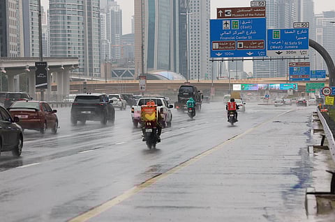 UAE weather forecast: Hail in Abu Dhabi, rain lashes Dubai and parts of the country as storm system moves through