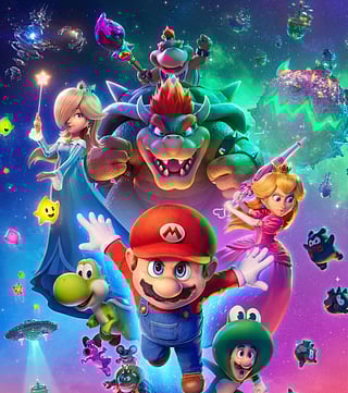 Poster art for 'The Super Mario Galaxy Movie' now streaming in the UAE