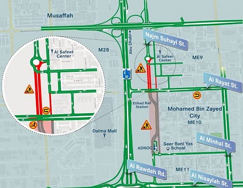 Abu Dhabi issues traffic alert ahead of Saturday closures