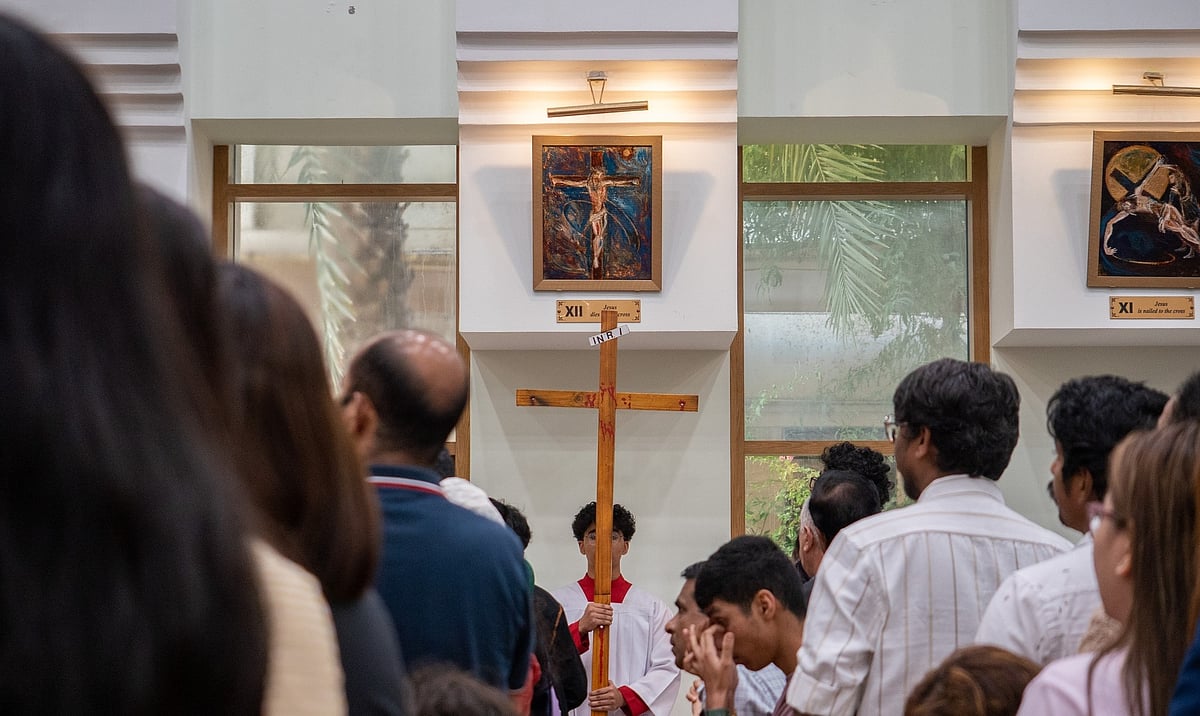 Good Friday at St. Joseph’s Cathedral in Abu Dhabi