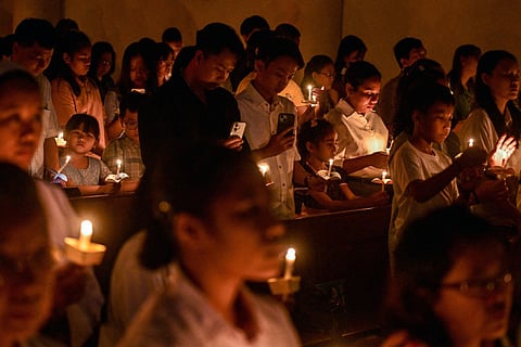 Good Friday at St. Joseph’s Cathedral in Abu Dhabi