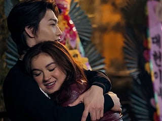 Sangheon Lee and Anna Cathcart in XO, Kitty Season 3. 