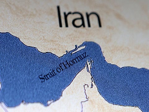 Representative image of the Strait of Hormuz