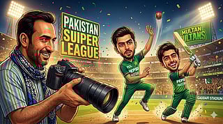 Sameer and Arafat Minhas in action, with father Kashif behind the lens capturing it all.