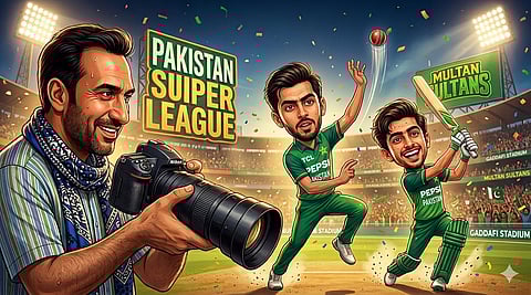 Sameer and Arafat Minhas in action, with father Kashif behind the lens capturing it all.