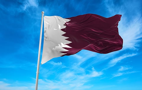 Qatar flag